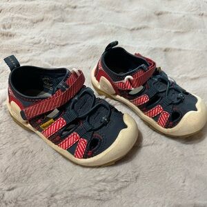 Keen Kids Knotch Creek Water Sandal Blue and Red Size 7 European 23